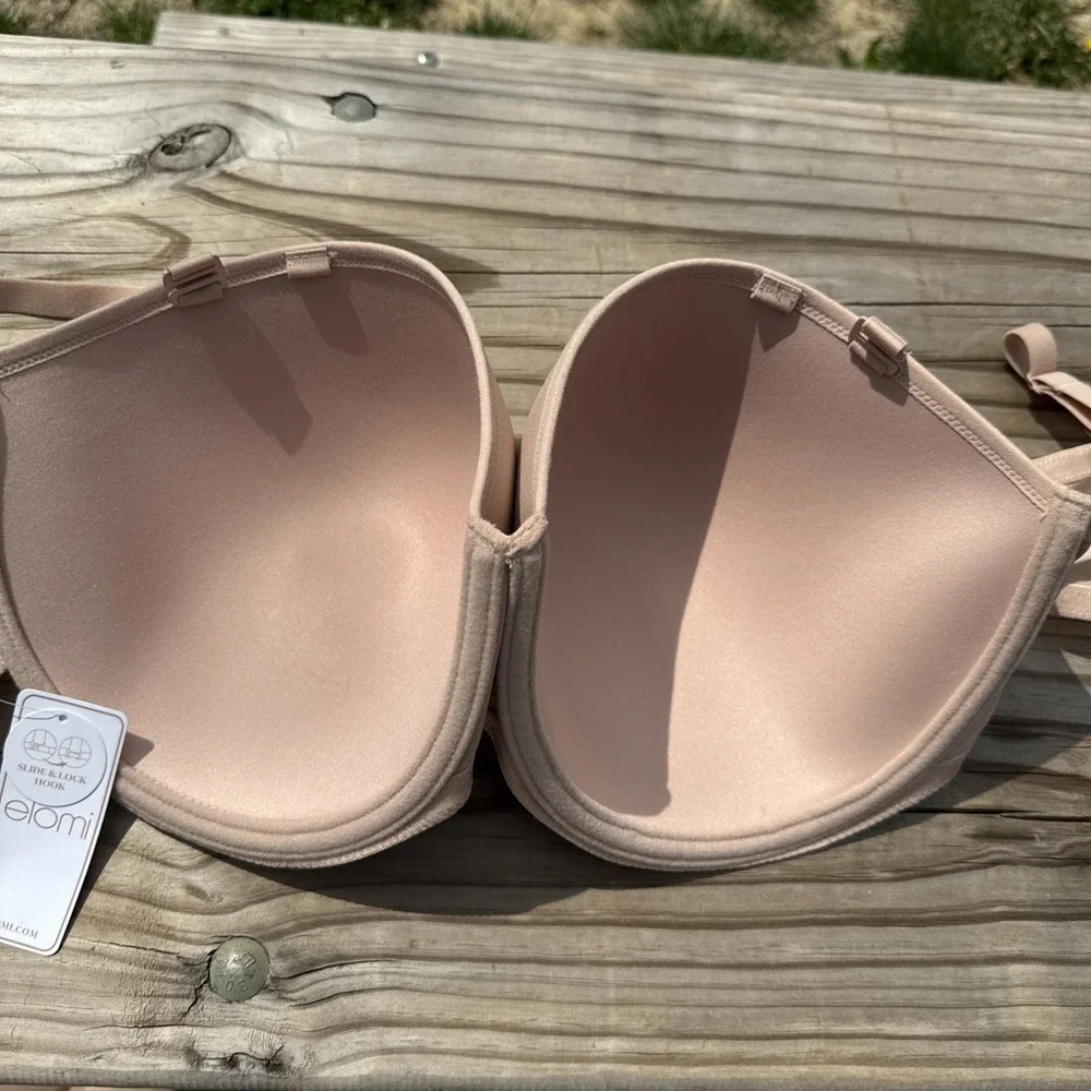 NWT Elomi 42H Beige Bra EL 4300SAH Underwire‎ Movable Straps